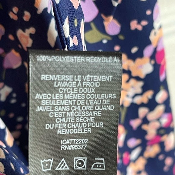 Sanctuary Floral Johanna Wrap Dress Navy Women's Size S NWT - Picture 11 of 11